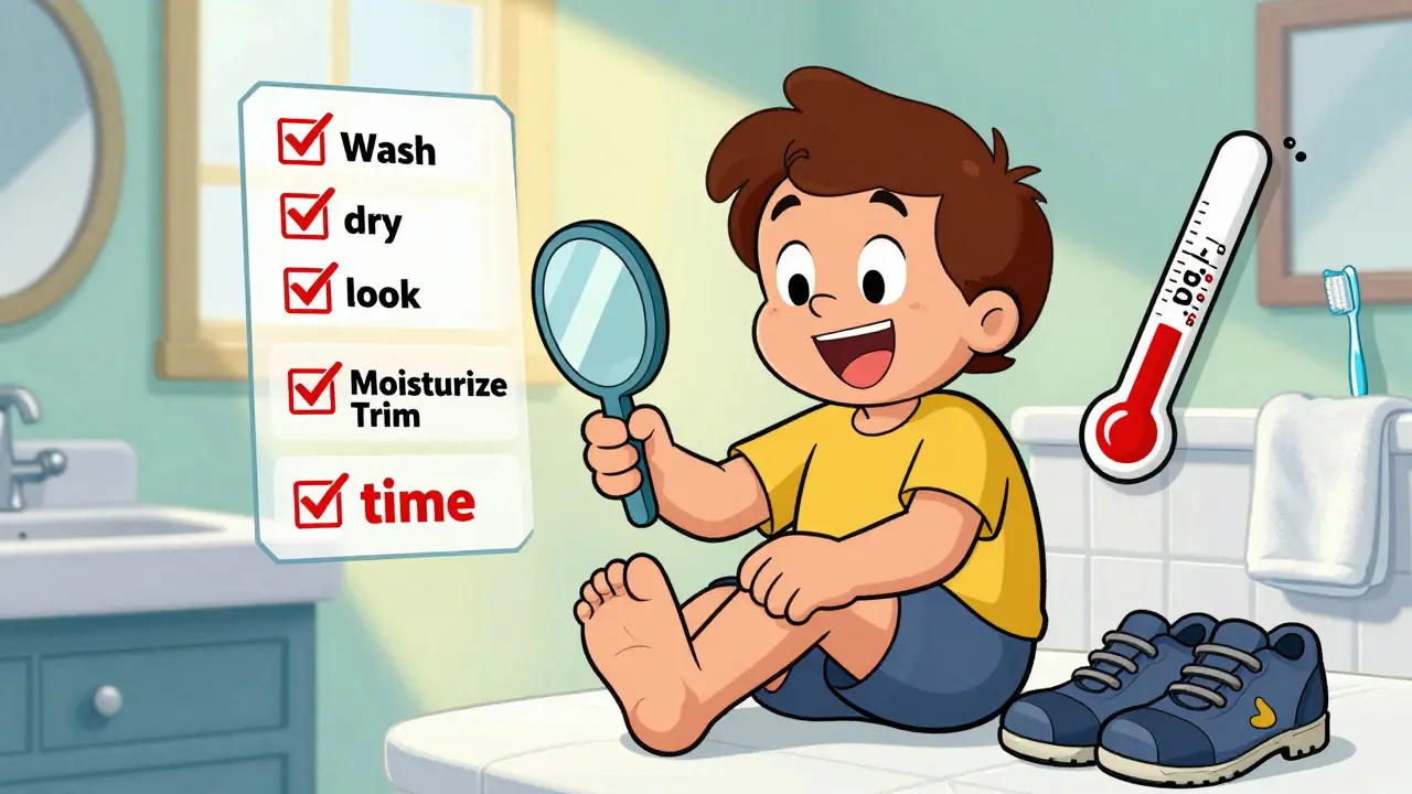 Diabetes Foot Care: Ulcer Prevention and Daily Inspection Checklist